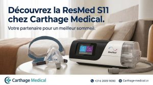 Le ResMed AirSense 11 AutoSet est un appareil de PPC auto-ajustable (Auto-CPAP / APAP) conçu pour le traitement de l’apnée obstructive du sommeil. Il ajuste automatiquement la pression respiratoire selon les besoins du patient afin d’assurer une thérapie confortable, silencieuse et efficace.