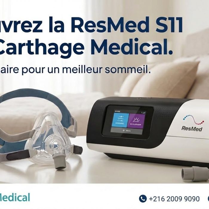 Le ResMed AirSense 11 AutoSet est un appareil de PPC auto-ajustable (Auto-CPAP / APAP) conçu pour le traitement de l’apnée obstructive du sommeil. Il ajuste automatiquement la pression respiratoire selon les besoins du patient afin d’assurer une thérapie confortable, silencieuse et efficace.